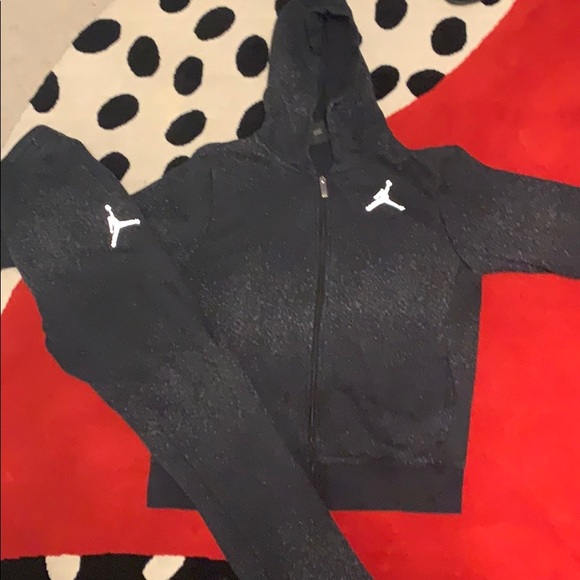 red jordan jogging suit